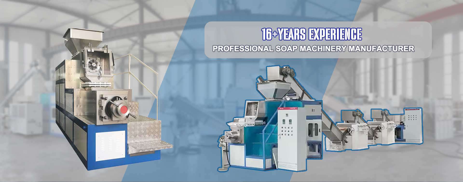 Vacuum duplex plodder machine for toilet soap extrusion