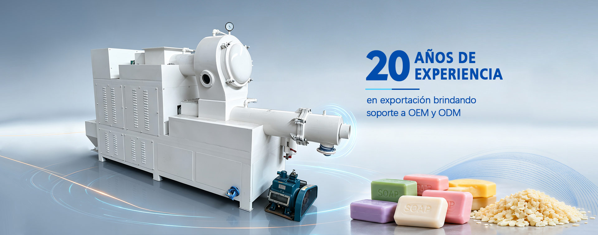 Línea de producción automática de jabón industrial