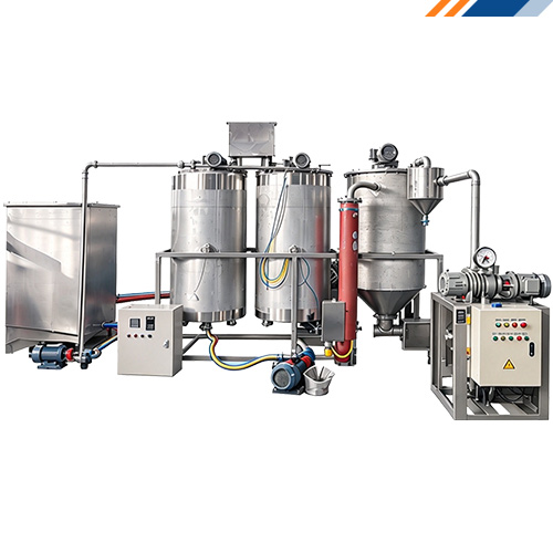Automated liquid soap saponification process plant layout