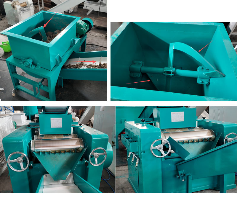 Three roller mill in laundry soap making machine line for fine soap refining