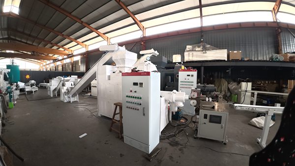 PLC control cabinet for automated soap production line with electronic operation panel