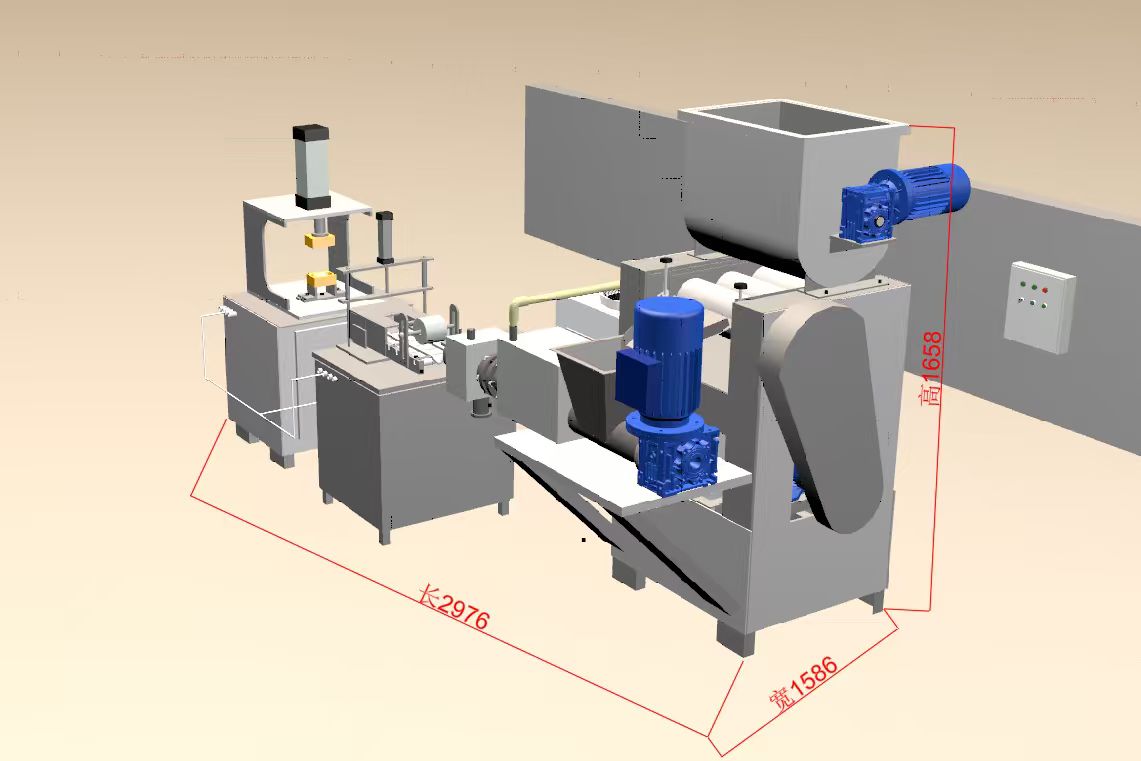 Small scale bar soap making machine for commercial soap production line