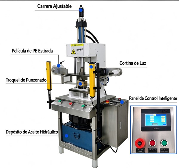 m&aacute;quina estampadora de jab&oacute;n autom&aacute;tica para producci&oacute;n industrial de jab&oacute;n