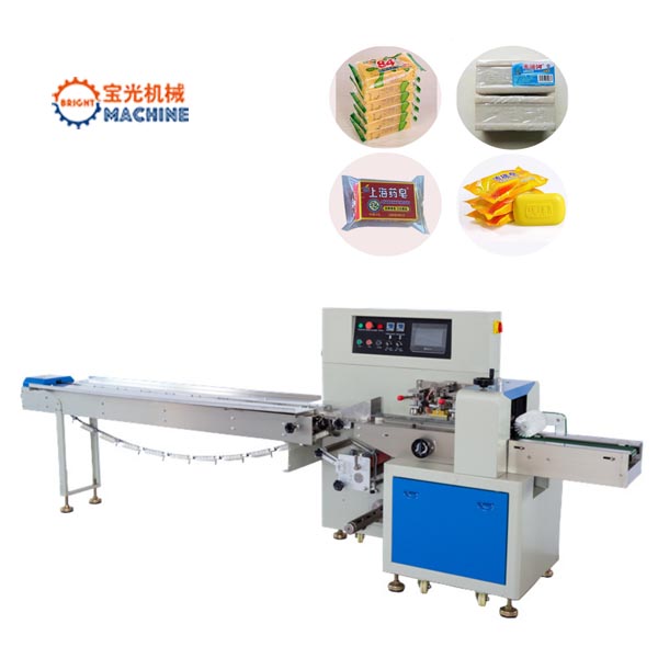 Automatic soap pillow packaging machine hotel disposable soap packaging