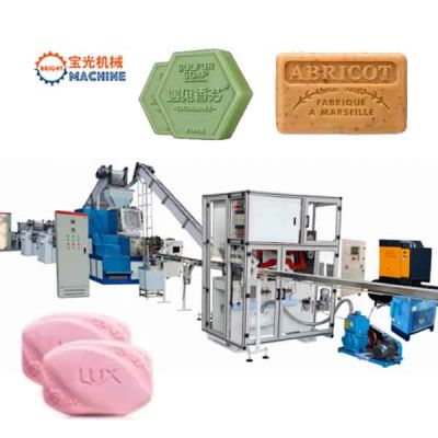 Línea de acabado de jabón de tocador, líneas de producción de jabón de baño de fábrica china
