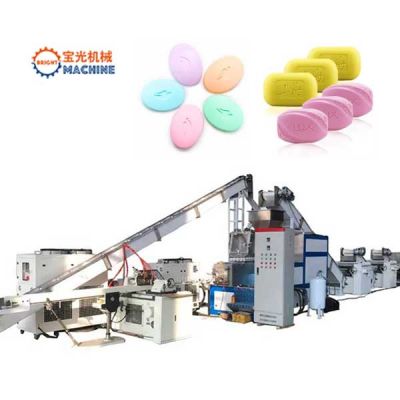 Línea de acabado para la fabricación de jabón de baño en barra de una fábrica de maquinaria para jabón, 1000 kg por hora, nuevo producto 2020