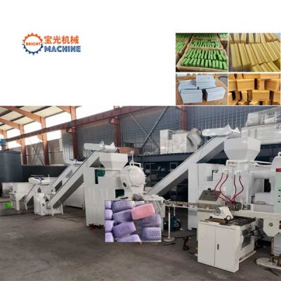 Máquina de producción de jabón totalmente automática de 100-300 kg/h