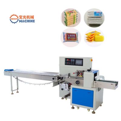 Automatic soap pillow packaging machine hotel disposable soap packaging
