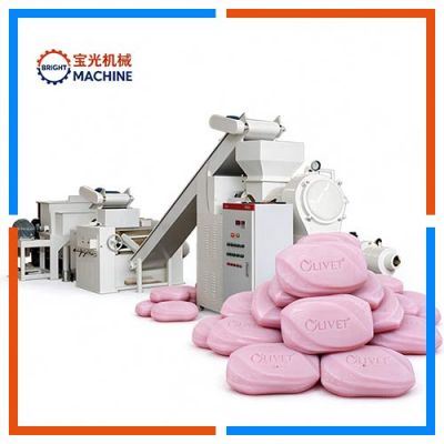 Línea de Producción de Jabón de Tocador de 800 kg/h - Maquinaria Industrial Completa